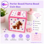DIY Perler Bead Coin Box